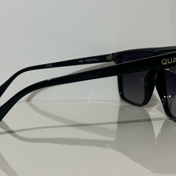 Quay Australia Black Square Sunglasses main image 10